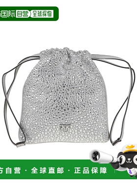 PINKO 女士斜挎包 105409A2WFZZFN AW2025 灰色 Slouchy Coulisse