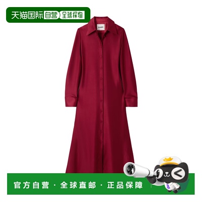 JIL SANDER 女士连衣裙 J01CT0225611BURGUNDY SS2025