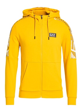 1h可退 潮奢 Ea7 男士 运动衫 yellow黄色 舒适时尚