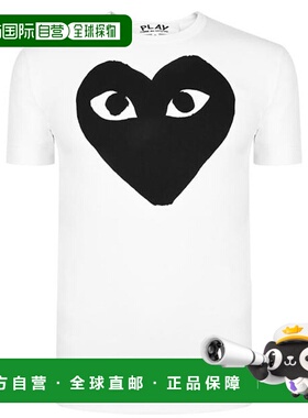 1h可退 潮奢 comme des garcons play 男士 Peeping 大号心形T恤