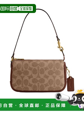 COACH 女士手提包 CCD38B4N4 AW2025 棕色 PLAZA 经典SIGNATURE 1