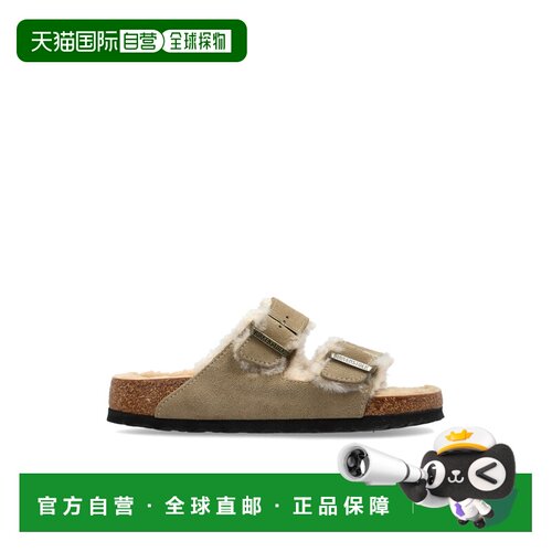 BIRKENSTOCK 女士拖鞋 1028226FTAUPE CO 浅棕色 ‘Arizona Shear