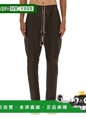 RICK OWENS 男士休闲裤  RU02E1361TE78 AW2025灰色卫裤