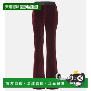 TOD 托德斯 女士 1h可退 高腰棉质天鹅绒喇叭长裤 潮奢