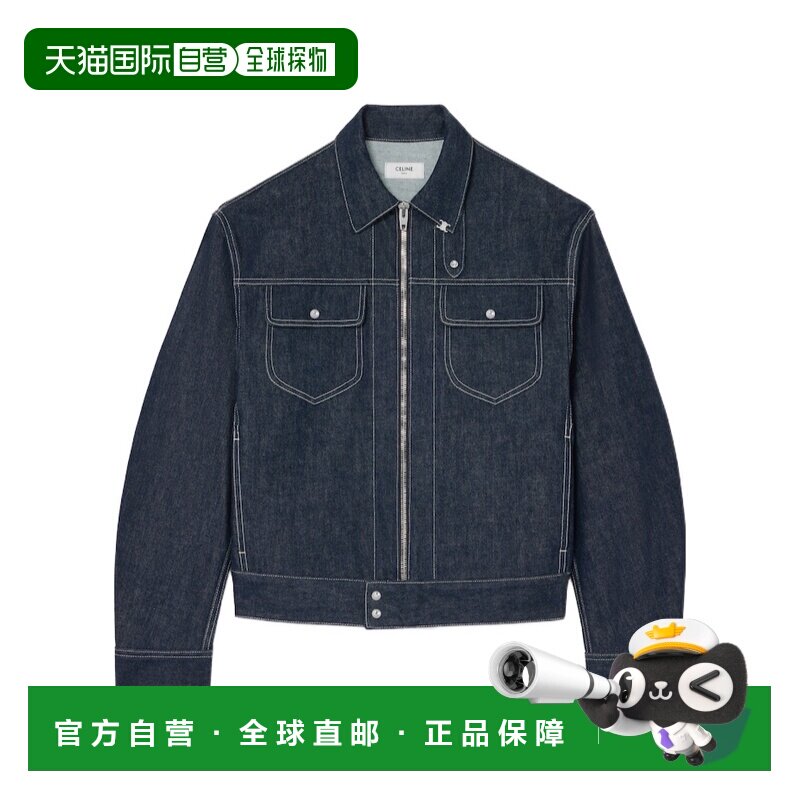 CELINE 女士夹克 RV18T237R07IN AW2026 蓝色 长袖牛仔外套