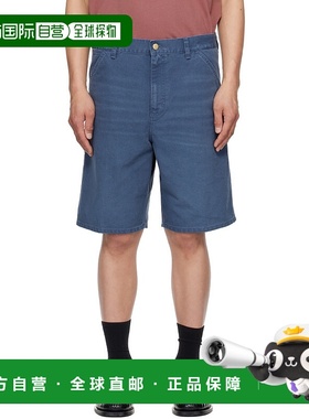 1h可退 潮奢 CARHARTT WIP 男士 蓝色 Single Knee 短裤 I034797