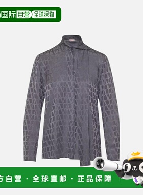 VALENTINO 女士衬衫 5B3AB5T77TKMXE AW2024 灰色 VALENTINO shir
