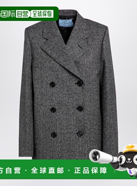 1h可退 潮奢 Prada 普拉达 女士 双排扣威尔士王子夹克 P523POOO1