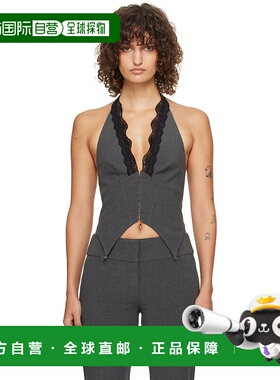 1h可退 潮奢 BEC+BRIDGE 女士 灰色 Naida 绕颈上装 S2421482背心