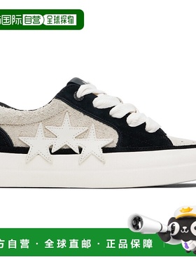 1h可退 潮奢 AMIRI 男士 黑色 & 灰白色 Sunset Skate Low 运动鞋