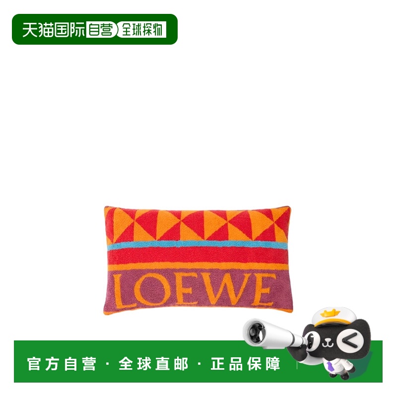 1h可退 LOEWE 女士化妆包 TSF3HM2X019990 AW2025 花色 棉质靠垫