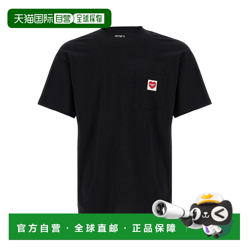 1h可退 CARHARTT WIP 男士T恤 I0321281V2XX AW2025 黑色