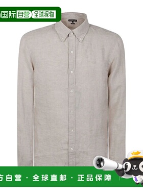 MICHAEL KORS 男士衬衫 CS4400H4YT230 SS2025 灰色长袖