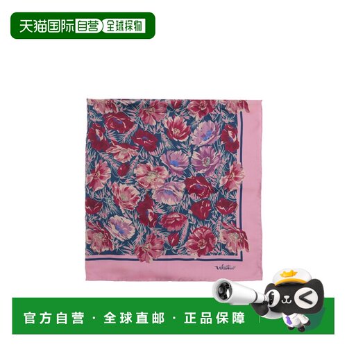 VALENTINO 女士围巾 WEI114ZEN0H4 SS2026 粉红色 方形丝巾
