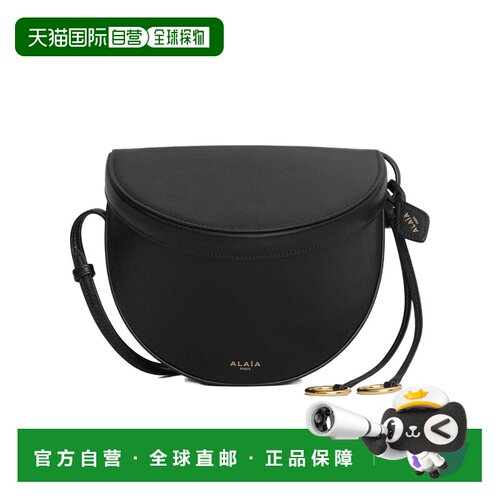ALAIA 女士斜挎包 AA1S12020CA212999 AW2025 黑色 翻盖单肩包