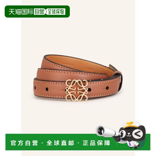 1h可退 LOEWE 女士腰带 100283380215000 CO 棕色 Leather belt A