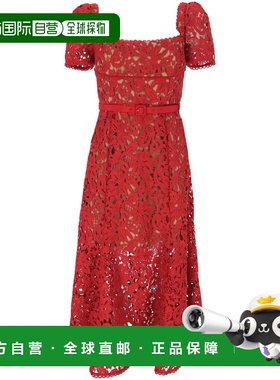1h可退 SELF-PORTRAIT 女士连衣裙 PF24032MRRED AW2024 红色