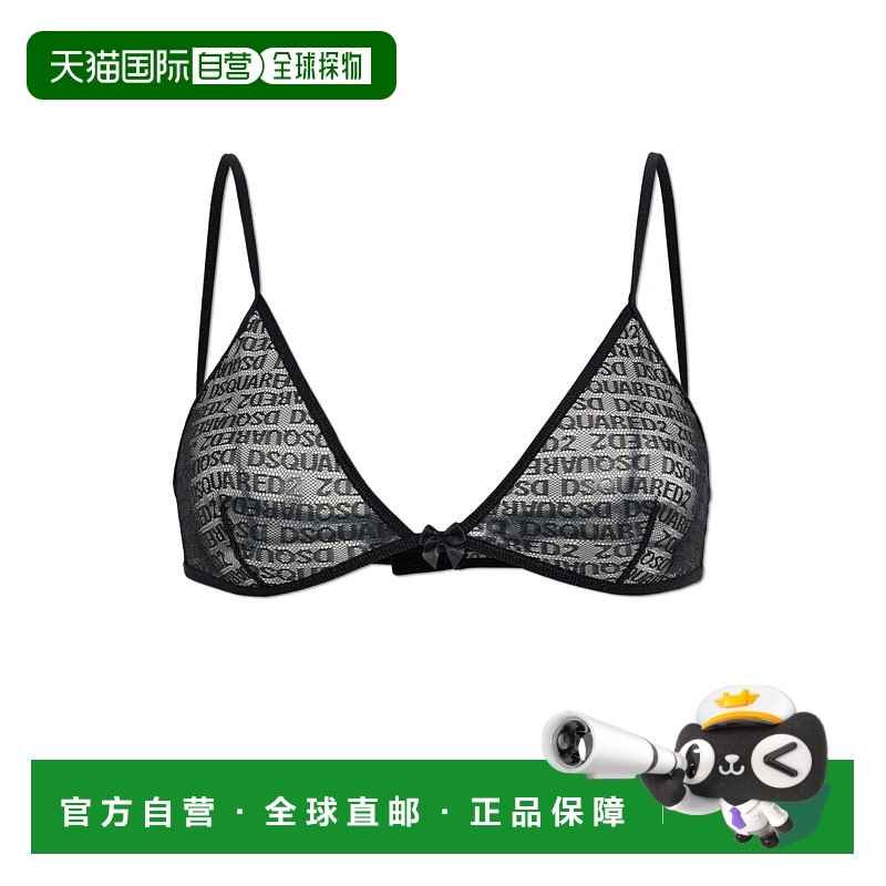 1h可退 DSQUARED2 女士文胸 D8R0258400001 SS2025 黑色 Lace bra