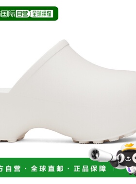 1h可退 潮奢 Praying 男士 白色 穆勒鞋 PRAY24015White休闲鞋