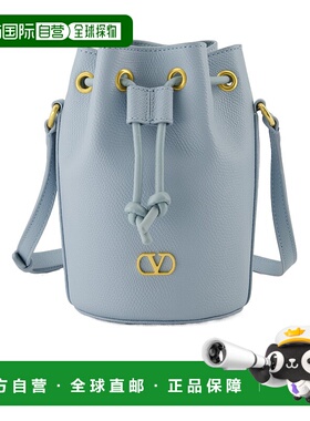 VALENTINO 女士斜挎包 WP0AJ2SNPZJ4 SS2025 灰色 抽绳迷你桶包