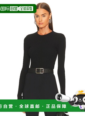 潮奢 AGOLDE 女士 Alma 修身水手领T恤 A71193048高档