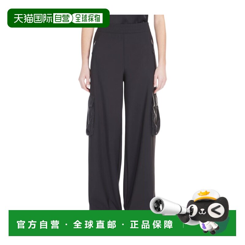 1h可退 MAX MARA 女士休闲裤 6786164806002 AW2024 黑色 松紧腰 - 天猫国际探物中国香港出品