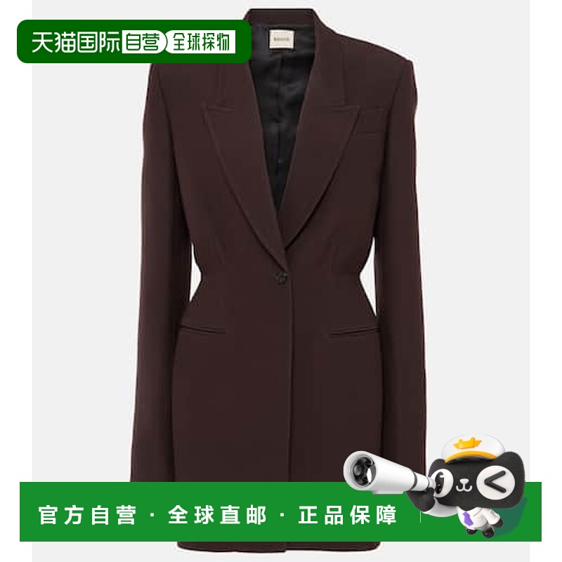 潮奢 KHAITE 女士 Beckett 西装外套 brown棕色 舒适时尚