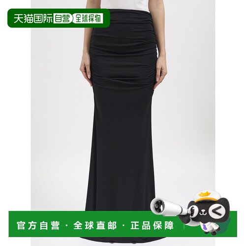 ELISABETTA FRANCHI 女士包臀裙半身裙长裙 NGO16263E2110BLACK
