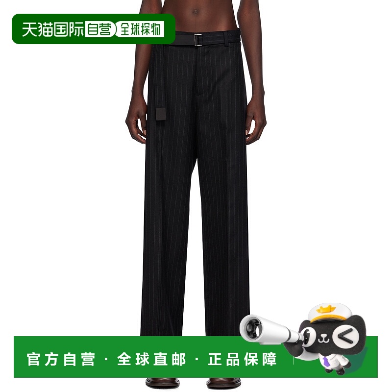 1h可退 潮奢 Sacai 女士  Chalk Stripe 长裤 2407614条纹外穿