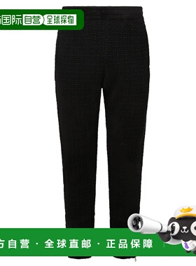 GIVENCHY 男士休闲裤 BM50V54Y8A001 AW2021 黑色 Cotton and vis