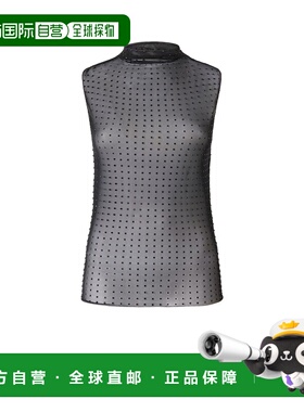 PINKO 女士背心吊带 103913A220Z99BLACK AW2024 灰色性感