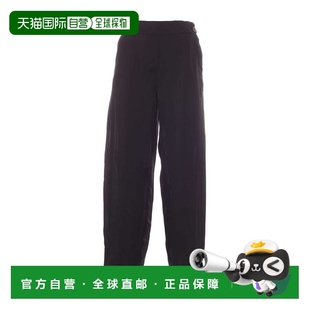 AW2020 黑色 女士休闲裤 pants P0GK7GF2BLK leg DKNY Wide