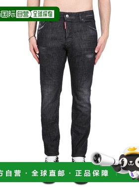 1h可退 潮奢 Dsquared2 二次方 男士 徽标牛仔裤 S74LB1227S30357