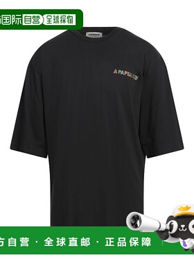 1h可退 潮奢 A Paper Kid 男士 T恤 black黑色 舒适时尚