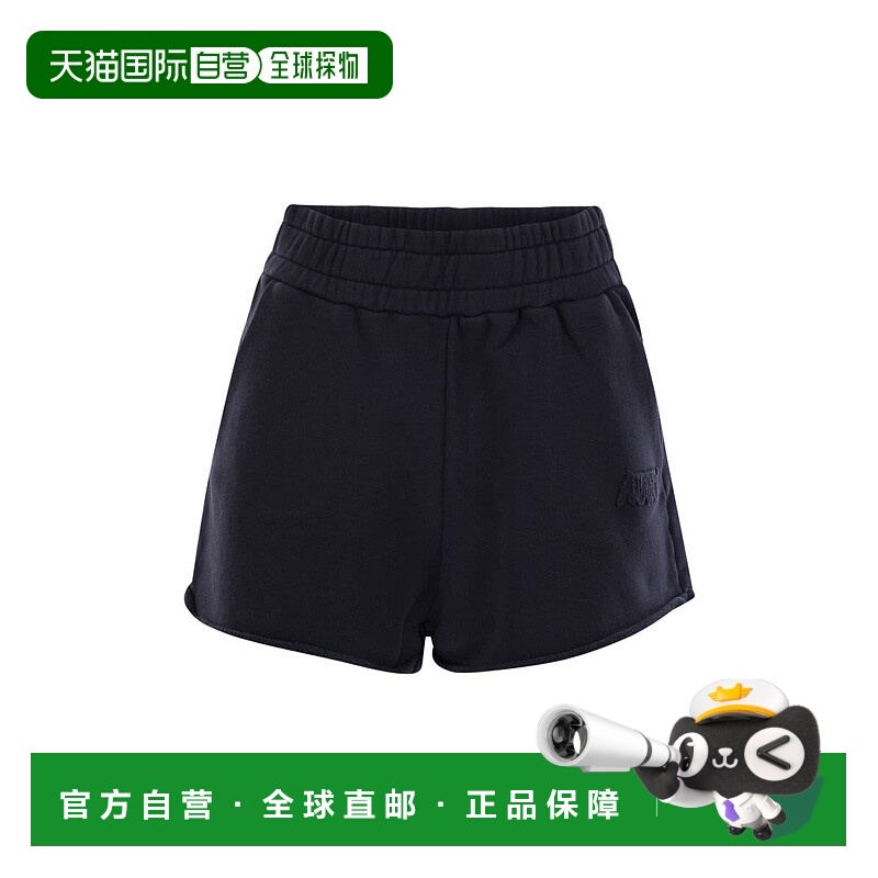 1h可退 AUTRY 女士短裤 SHPW86JB SS2025 深蓝色 松紧腰短裤