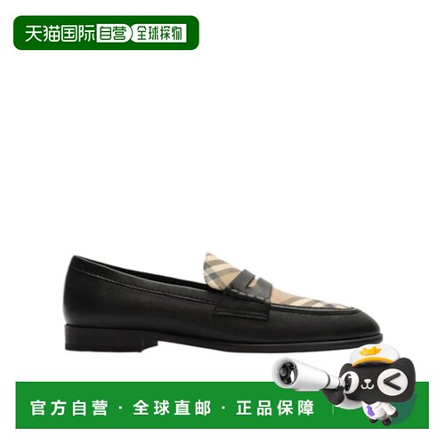 1h可退 奢淘 Burberry Opal 格纹乐福鞋 女 81328471