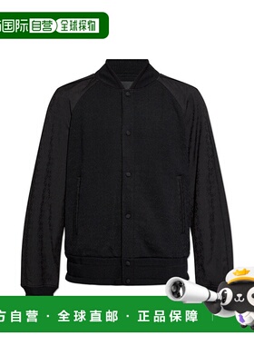 GIVENCHY 男士夹克 BM01AE4YKZ001 SS2025 黑色 Jacquard Wool Bl