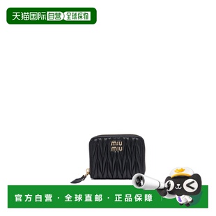 黑色 MIU AW2025 5MM268AFPPF0002 拉链钱包 女士钱包