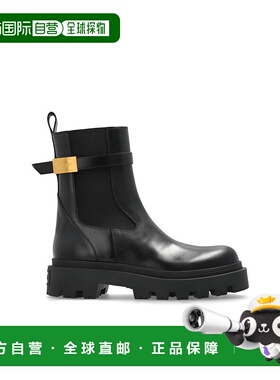 VERSACE 女士靴子 10182451A119781B00V AW2025 黑色短靴女靴