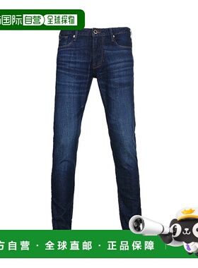 香港直邮EMPORIO ARMANI 蓝色男士牛仔裤 6K1J06-1DQ2Z-0942