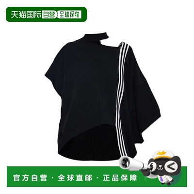 Y-3 女士背心吊带 KR23970BLACKCWHITE SS2026 黑色 Asymmetrical