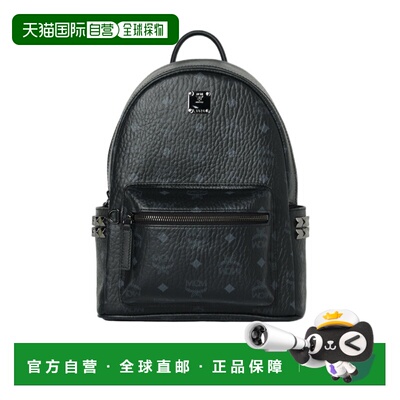 MCM 女士双肩包 MMKGSVE03BK001 SS2026 黑色 STARK小号双肩包