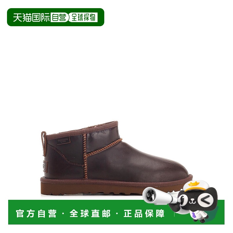 UGG 男士靴子 1158191IRONWOOD AW2025 棕色 Classic Ultra Mini