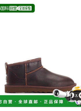 UGG 男士靴子 1158191IRONWOOD AW2025 棕色 Classic Ultra Mini