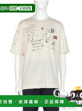 FENDI 男士T恤 FY0936AV0GF1P2N  AW2025白色男装