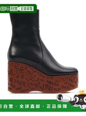 CHLOÉ 女士靴子 CH25W15DUK001 AW2025 黑色 'Maxime' ankle boot