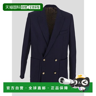 BALMAIN 男士夹克 BH0SI625WB026UB AW2023 黑色 Jacket Man Clot