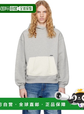 1h可退 潮奢 ADER Error 男士 灰色 Product. 37 连帽衫 BN01FWH