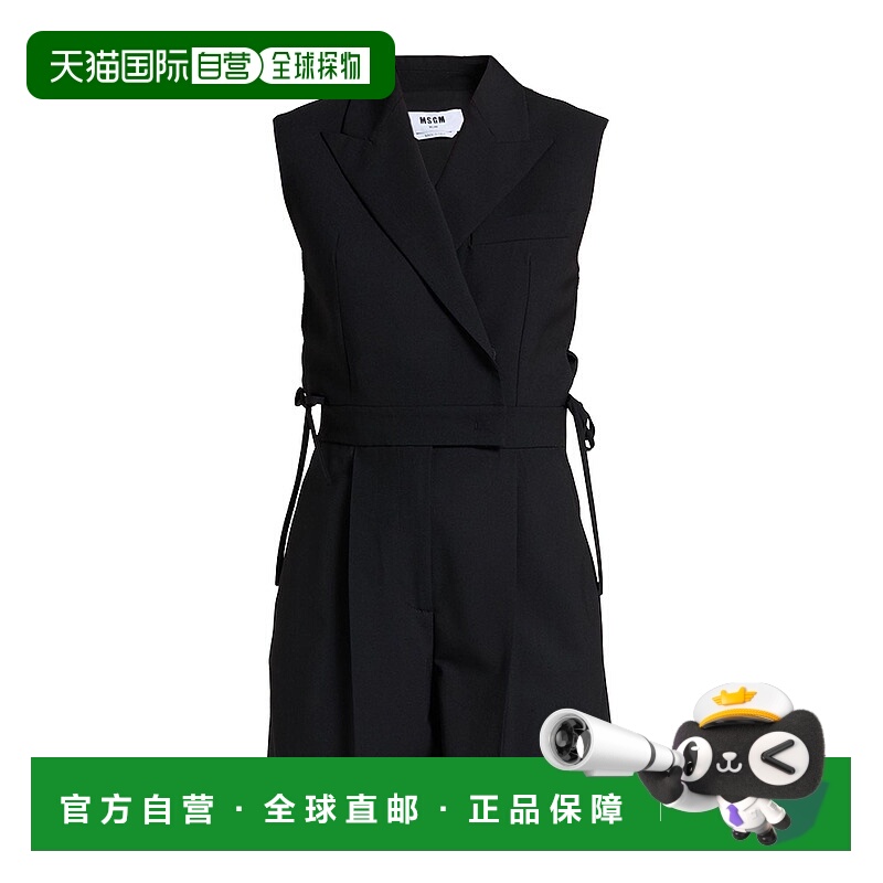 1h可退 潮奢 Msgm 女士 连体衣 black黑色 舒适时尚