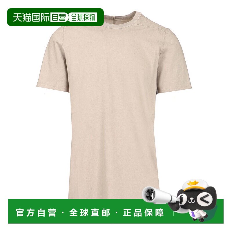 RICK OWENS 男士T恤 RU02E1264JA08 AW2025 浅棕色